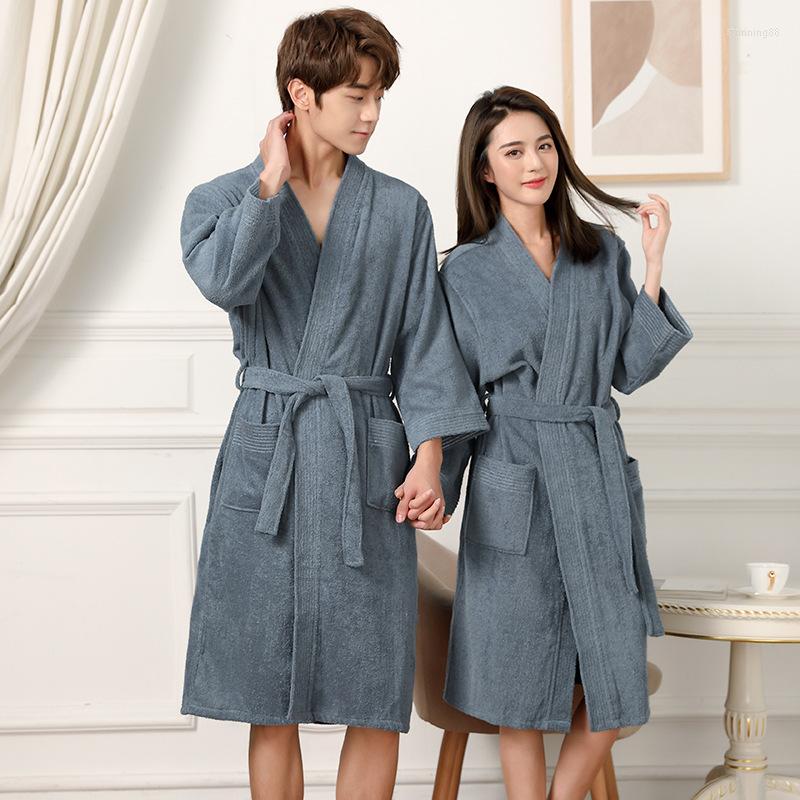Women's Sleepwear Autumn Couple Terry Kimono Bathrobe Gown Water Absorption Robe Nightdress Long Sleeve Home Dress Loose Nightwear, Women blue
Women's Sleepwear Autumn Couple Terry Kimono Bathrobe Gown Water Absorption Robe Nightdress Long Sleeve Home Dress Loose Nightwear, Women blue