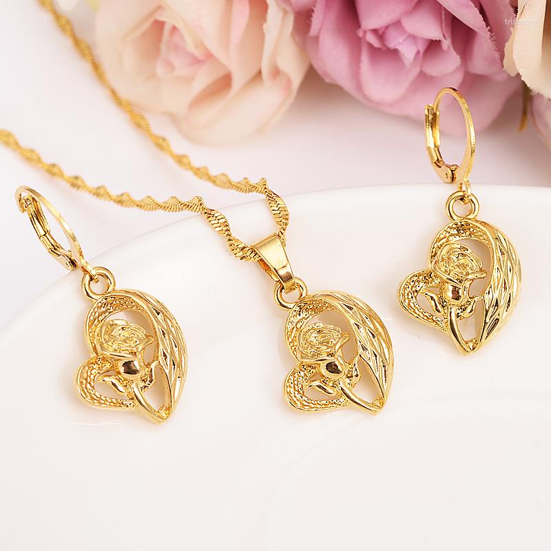 Necklace Earrings Set Ethiopian Jewelry Pendant Eritrea Habesha Girl Gold Rose Heart African Bridal Sets Gift Women, Picture shown
Necklace Earrings Set Ethiopian Jewelry Pendant Eritrea Habesha Girl Gold Rose Heart African Bridal Sets Gift Women, Picture shown