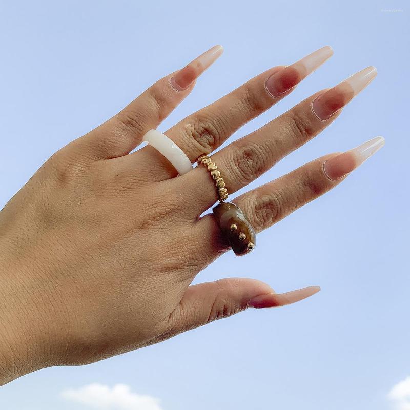 Wedding Rings Simple Ring For Women Birthday Party Gifts With Brown Acrylic Sweet And Cool All Match Geometric Love Open Wholesale
Wedding Rings Simple Ring For Women Birthday Party Gifts With Brown Acrylic Sweet And Cool All Match Geometric Love Open Wholesale