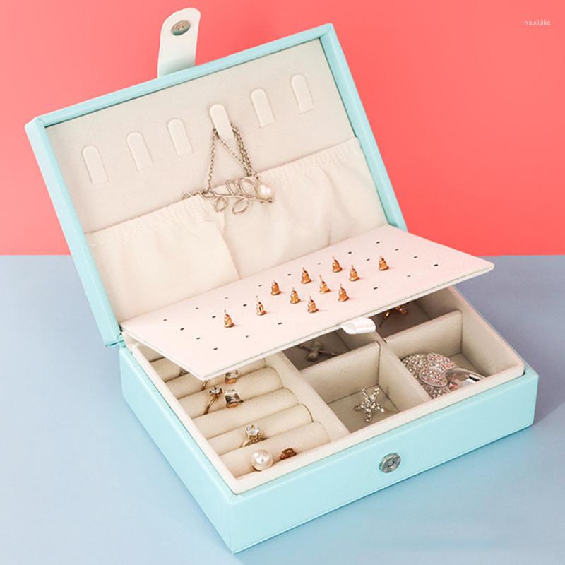Jewelry Pouches Leather Portable Box Travel Organizer Simple Necklace Holder Earrings Ring Display Casket Gift
Jewelry Pouches Leather Portable Box Travel Organizer Simple Necklace Holder Earrings Ring Display Casket Gift