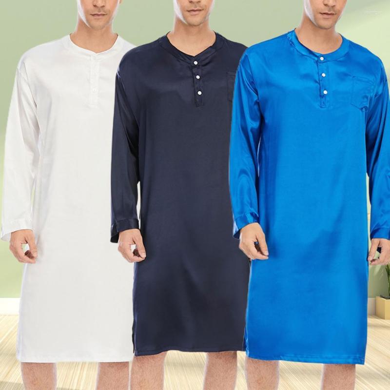 Men's Sleepwear Loyalty Sleepdress Durable Men Midcalf Lightweight Classic Tops, Navy blue
Men's Sleepwear Loyalty Sleepdress Durable Men Midcalf Lightweight Classic Tops, Navy blue
