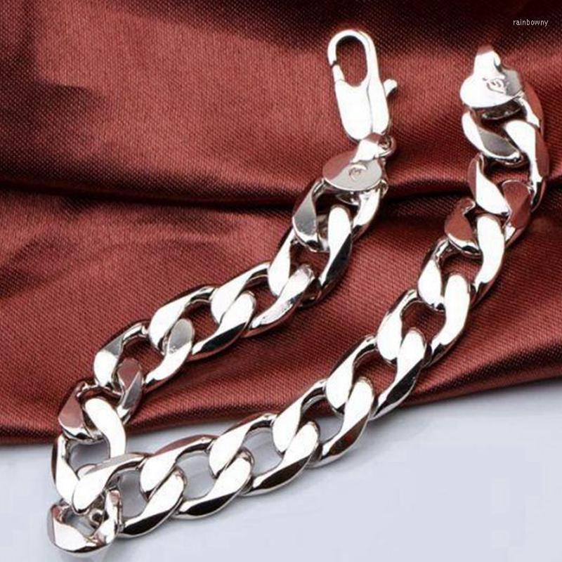 Link Bracelets Figaro Bracelet White Gold Filled Thick Mens Chain 8 Inches Classic Accessories Gift
Link Bracelets Figaro Bracelet White Gold Filled Thick Mens Chain 8 Inches Classic Accessories Gift