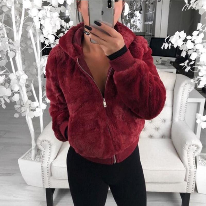 Women' Fur 2022 Faux Women Coat With Hood High Waist Fashion Slim Black Red Jacket Fake Coats
Women' Fur 2022 Faux Women Coat With Hood High Waist Fashion Slim Black Red Jacket Fake Coats