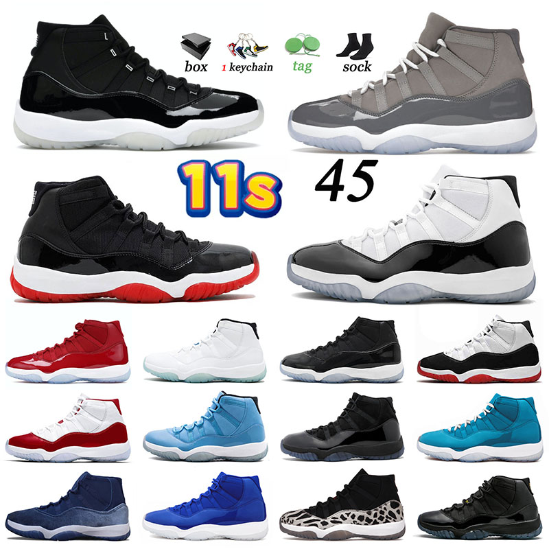 Top quality Jumpman 11 men women basketball shoes 11s Cherry Gamma Blue Cool Grey Midnight Navy 45 Concord High Bred Low Trainer outdoor leisure sports shoes, D36 navy gum 40-47
Top quality Jumpman 11 men women basketball shoes 11s Cherry Gamma Blue Cool Grey Midnight Navy 45 Concord High Bred Low Trainer outdoor leisure sports shoes, D36 navy gum 40-47