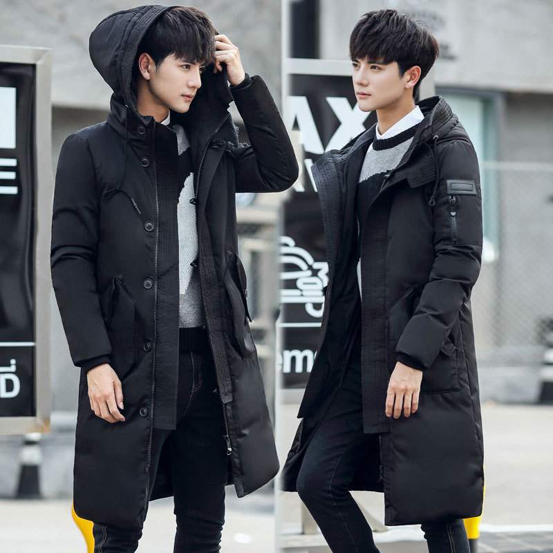 Men's Down Parkas Winter xdfv Clothing Hooded Warm Jacket Windbreaker Korean Style Youth Long Solid Color Thicken Puffer 221125, Khaki
Men's Down Parkas Winter xdfv Clothing Hooded Warm Jacket Windbreaker Korean Style Youth Long Solid Color Thicken Puffer 221125, Khaki