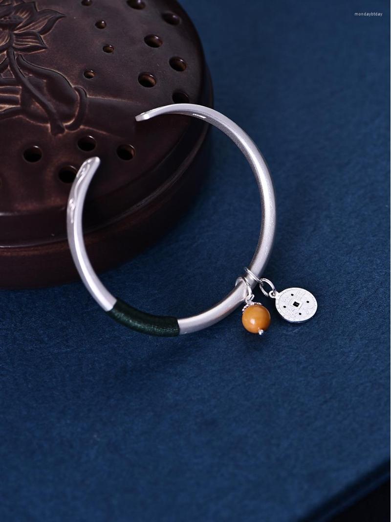 Bangle Ancient Silver Bracelet Women's Sterling 999 Pure Fashion Young Personality All-Match Exquisite
Bangle Ancient Silver Bracelet Women's Sterling 999 Pure Fashion Young Personality All-Match Exquisite