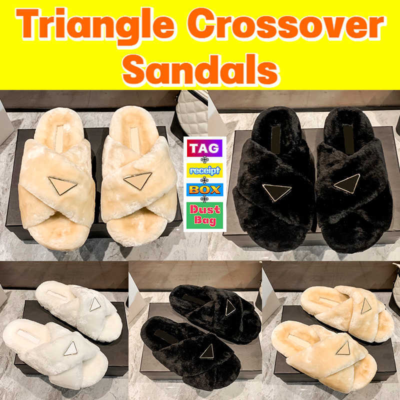 2022 Designer Warm Slippers Sandals Enameled triangle Crossover women shoes Shearling criss-cross Slide winter Indoor Slipper fashion flat, 01
2022 Designer Warm Slippers Sandals Enameled triangle Crossover women shoes Shearling criss-cross Slide winter Indoor Slipper fashion flat, 01