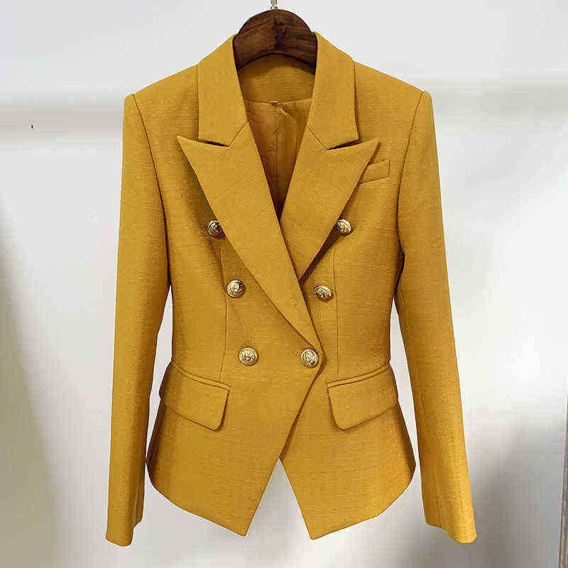 Ginger Yellow Blazer Women Autumn Cotton Linen Gold DoubleBreasted Button Office Women Blazers Jackets Suit High Quality 2021 J220813
Ginger Yellow Blazer Women Autumn Cotton Linen Gold DoubleBreasted Button Office Women Blazers Jackets Suit High Quality 2021 J220813