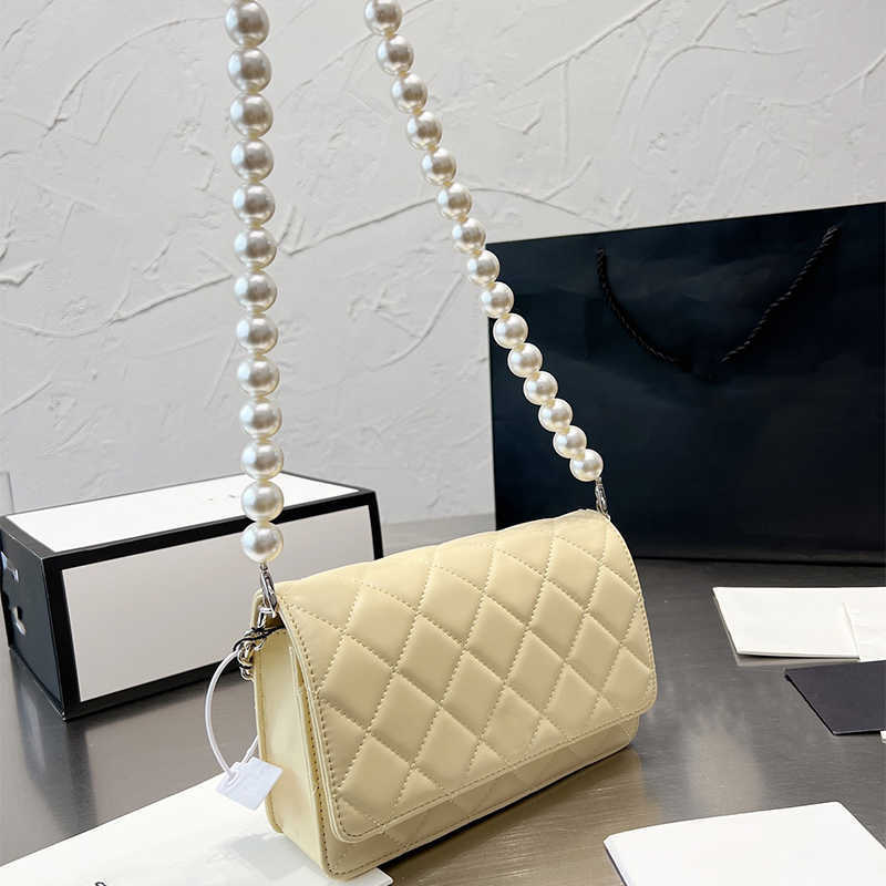 Classic pearl shoulder bags card designer bag women's fashion luxury channel crossbody bag, Grey
Classic pearl shoulder bags card designer bag women's fashion luxury channel crossbody bag, Grey