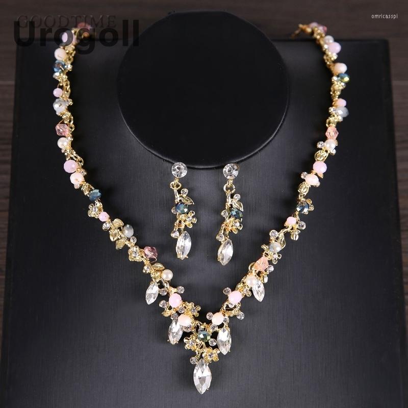 Necklace Earrings Set Luxury Bridal Sparkling Crystal & Pearls Sets Fashion Women Jewelry For Wedding Accessory, Picture shown
Necklace Earrings Set Luxury Bridal Sparkling Crystal & Pearls Sets Fashion Women Jewelry For Wedding Accessory, Picture shown