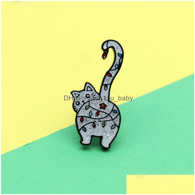 Pins Brooches Naughty Cat Brooch Cartoon Animal Enamel Pin For Children Lantern Wraps Around The Body With Raised Tail Metal Badges Dhnzh
Pins Brooches Naughty Cat Brooch Cartoon Animal Enamel Pin For Children Lantern Wraps Around The Body With Raised Tail Metal Badges Dhnzh