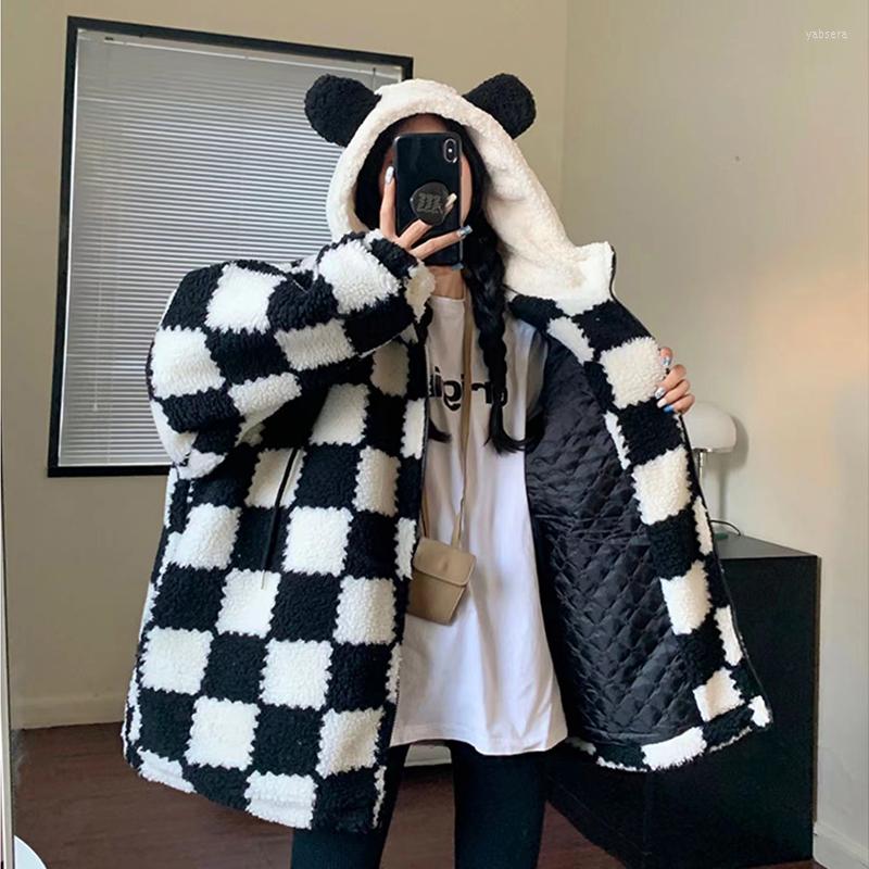 Women' Fur Autumn Female Clothing Winter Warm Loose Outwear Fashion Casual Oversize Jacket For Girls Hooded Faux Splicing Women Coat, Black
Women' Fur Autumn Female Clothing Winter Warm Loose Outwear Fashion Casual Oversize Jacket For Girls Hooded Faux Splicing Women Coat, Black