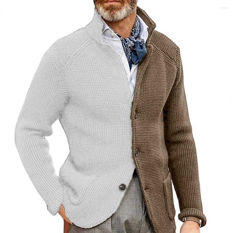 Men's Sweaters Chic Autumn Coat Knitting Warm Buttons Thick Color Matching Men Winter, Black
Men's Sweaters Chic Autumn Coat Knitting Warm Buttons Thick Color Matching Men Winter, Black