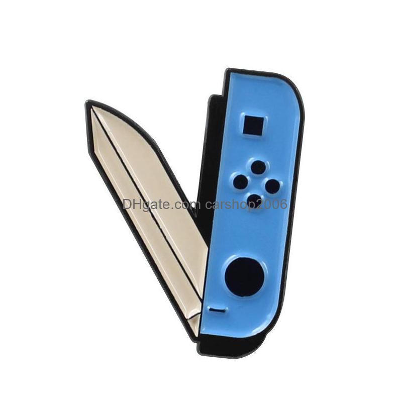 Pins Brooches Cartoon Portable Knife Shape Brooch For Girls Gamepad Enamel Pin Wholesale Trend Personality Metal Badge Jewelry Smal Dh5Bj
Pins Brooches Cartoon Portable Knife Shape Brooch For Girls Gamepad Enamel Pin Wholesale Trend Personality Metal Badge Jewelry Smal Dh5Bj