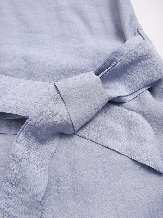 Casual Dresses Solid Boho Ruffle Hem Belted Dresses Women Round Neck Plain Tiered Layer Smock Round Neck Half Flounce Sleeve 221126