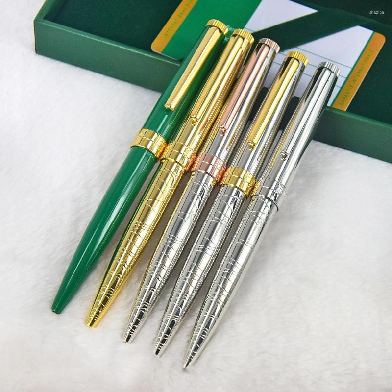 Luxury Classic Gift High Quality Rlx Metal Grid Ballpoint Pen Stationery Office School Supplies Writing Smooth With Box Set
Luxury Classic Gift High Quality Rlx Metal Grid Ballpoint Pen Stationery Office School Supplies Writing Smooth With Box Set