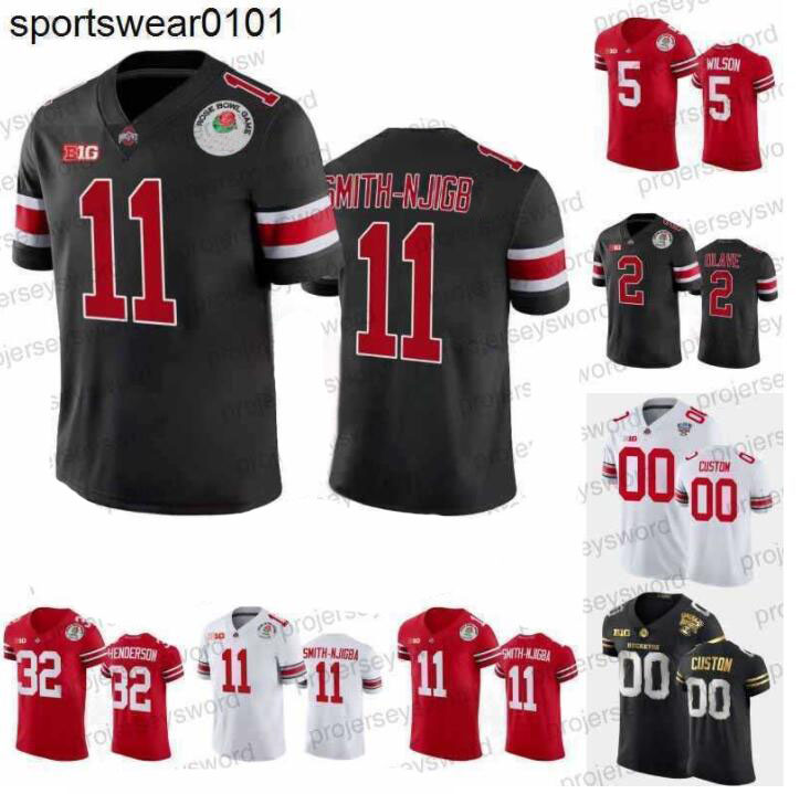Football Jerseys 11 Jaxon Smith-Njigba Ohio State Buckeyes 2022 Rose Bowl Jersey Chris Olave Garrett Wilson C J Stroud TreVeyon Henderson, White
Football Jerseys 11 Jaxon Smith-Njigba Ohio State Buckeyes 2022 Rose Bowl Jersey Chris Olave Garrett Wilson C J Stroud TreVeyon Henderson, White