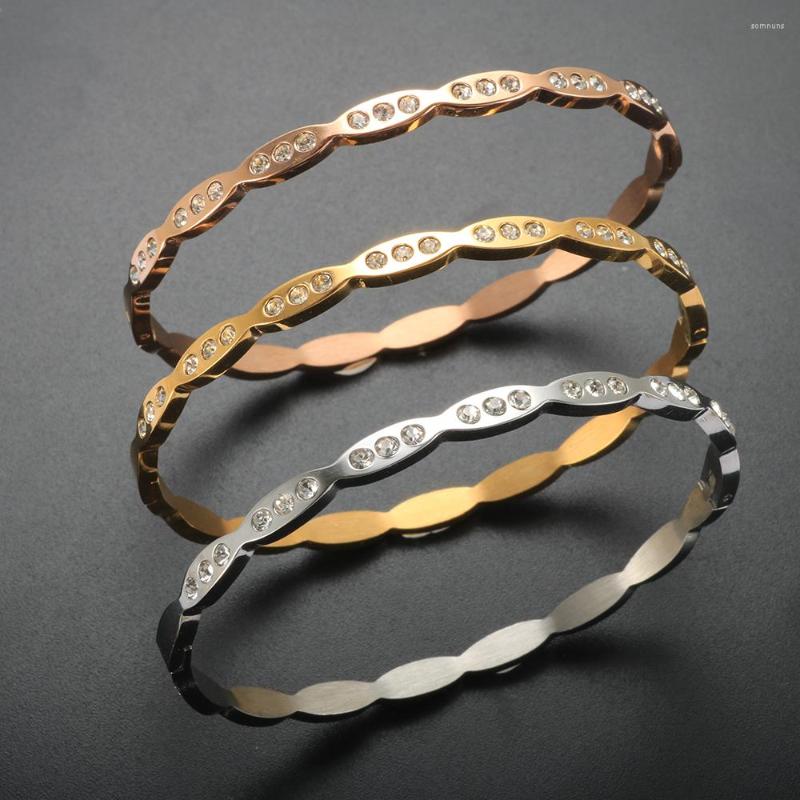 Charm Bracelets ZMFashion Stainless Steel CZ Lover's Bangles For Women Crystal Cuff Wristband Jewelry Wedding Party Gifts
Charm Bracelets ZMFashion Stainless Steel CZ Lover's Bangles For Women Crystal Cuff Wristband Jewelry Wedding Party Gifts
