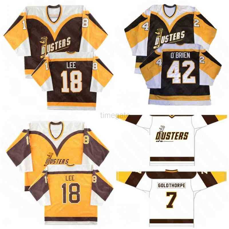 College Hockey Wears Vintage Dusters Hockey Jersey 42 Jim O'Brien 7 Goldthorpe 18 Brian Lee Binghamton Broome embroidery sewing Jerseys Custom name and number
College Hockey Wears Vintage Dusters Hockey Jersey 42 Jim O'Brien 7 Goldthorpe 18 Brian Lee Binghamton Broome embroidery sewing Jerseys Custom name and number