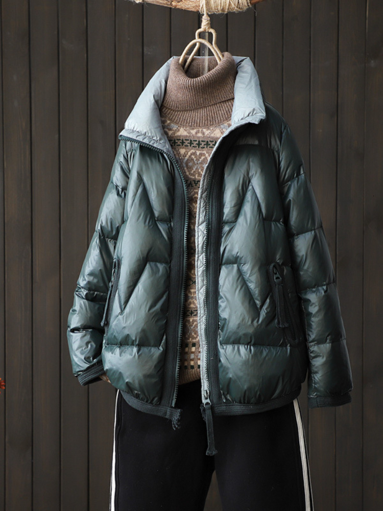 Women's Down Parkas Winter Clothes Fashion Coats Loose and Light Padded Jacket Casual Bread Shorts Parka Mujer 221125, Red
Women's Down Parkas Winter Clothes Fashion Coats Loose and Light Padded Jacket Casual Bread Shorts Parka Mujer 221125, Red