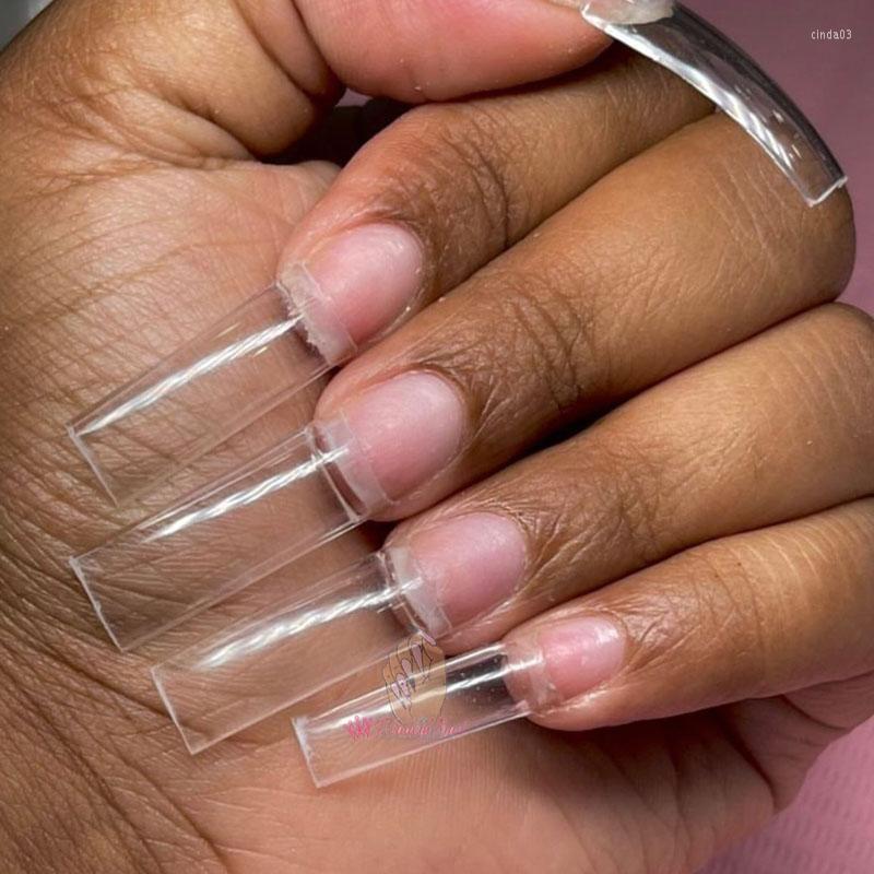 False Nails 500pcs Extra Long C Curve Half Cover Acrylic Tapered Square Nail Tips Salon Artificial Fake UV Gel Polish Manicure
False Nails 500pcs Extra Long C Curve Half Cover Acrylic Tapered Square Nail Tips Salon Artificial Fake UV Gel Polish Manicure