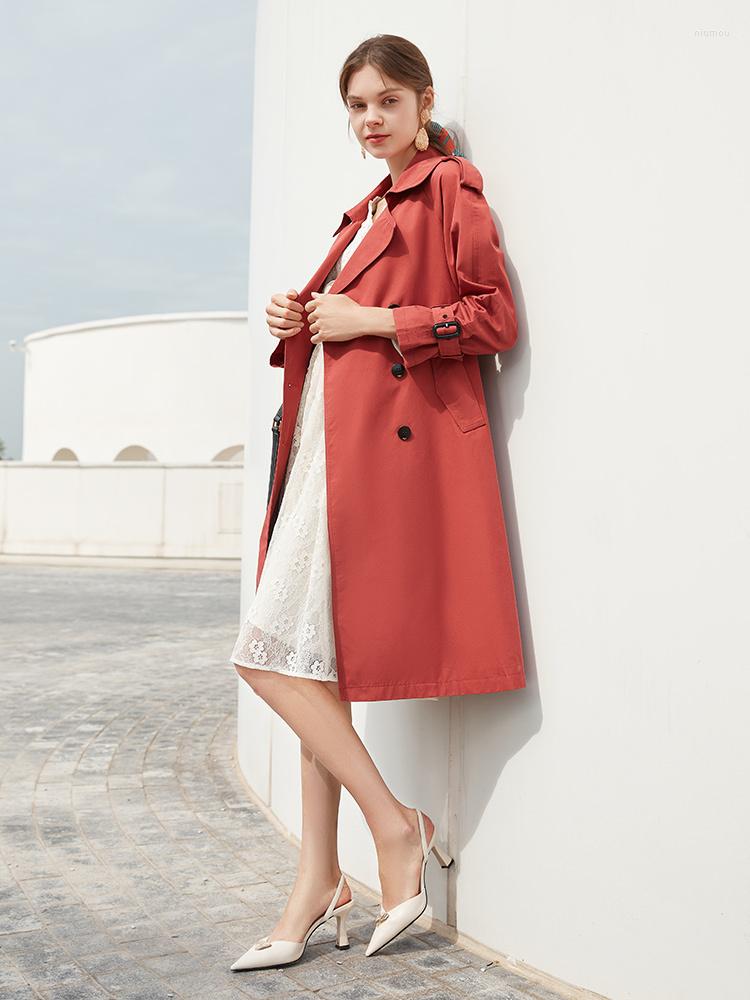 Women' Trench Coats Windbreaker Women' Middle Long 2022 High Sense Double Breasted Loose Korean Casual Red Coat Spring Autumn, Dark red
Women' Trench Coats Windbreaker Women' Middle Long 2022 High Sense Double Breasted Loose Korean Casual Red Coat Spring Autumn, Dark red