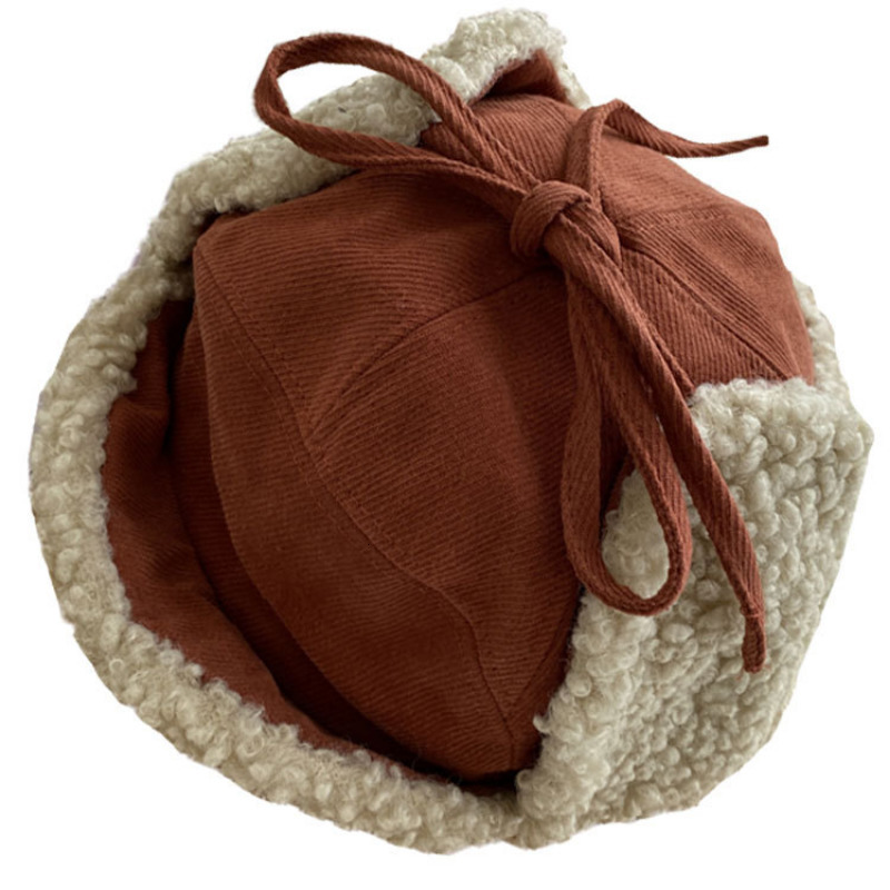 BeanieSkull Caps Winter Earflap Bomber Hats Suede Plush Ushanka Cap Thickened Warm Russian Cycling Skiing Outdoor Windproof Wool Ear Flap Gorra 221128