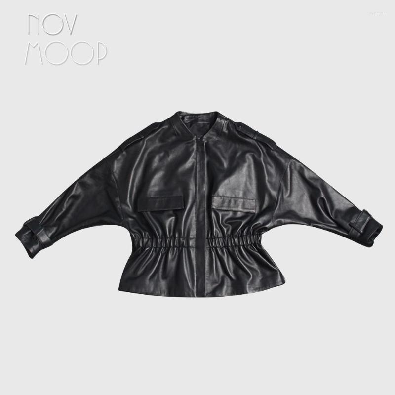 Women's Leather Women Black Genuine Top Grade Lambskin Jacket Coat Ruched Waist Batwing Sleeve Outwear Casaco Feminino Ropa LT2465, Black per pic
Women's Leather Women Black Genuine Top Grade Lambskin Jacket Coat Ruched Waist Batwing Sleeve Outwear Casaco Feminino Ropa LT2465, Black per pic