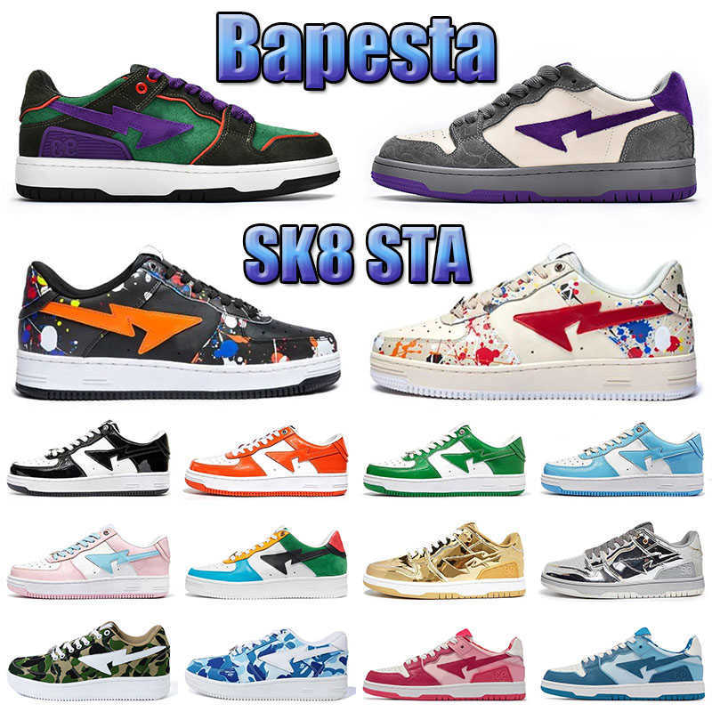 Casual Shoes Designer Camo Trainers Sports Sneakers Platform Shoe Fashion 36-45 Black White Green Red Orange Camouflage Bapestas Baped Mens, Color 15
Casual Shoes Designer Camo Trainers Sports Sneakers Platform Shoe Fashion 36-45 Black White Green Red Orange Camouflage Bapestas Baped Mens, Color 15