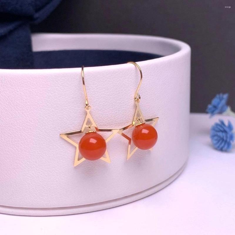 Stud Earrings Shilovem 18K Yellow Gold Natural South Red Agate Fine Jewelry Cute Wedding Gift Plant Women Myme7-7.5666nh
Stud Earrings Shilovem 18K Yellow Gold Natural South Red Agate Fine Jewelry Cute Wedding Gift Plant Women Myme7-7.5666nh