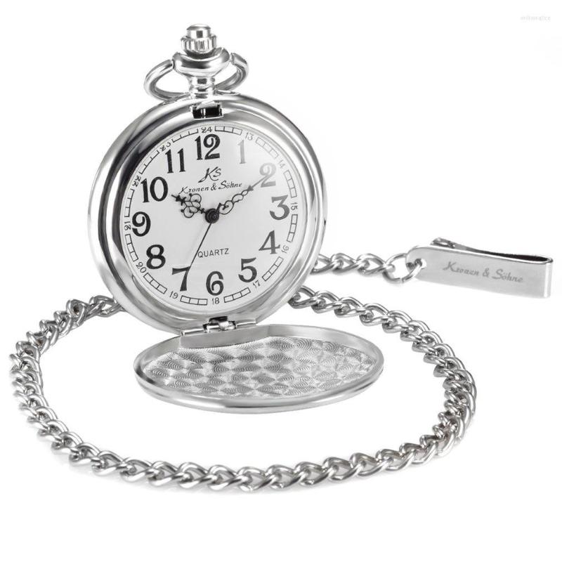 Pocket Watches 2022 Brand Vintage Silver Smooth Case White Dial Analog Quartz Relogio Key Long Chain Pendant Men Watch Jewelry Gift, Silver ksp002
Pocket Watches 2022 Brand Vintage Silver Smooth Case White Dial Analog Quartz Relogio Key Long Chain Pendant Men Watch Jewelry Gift, Silver ksp002