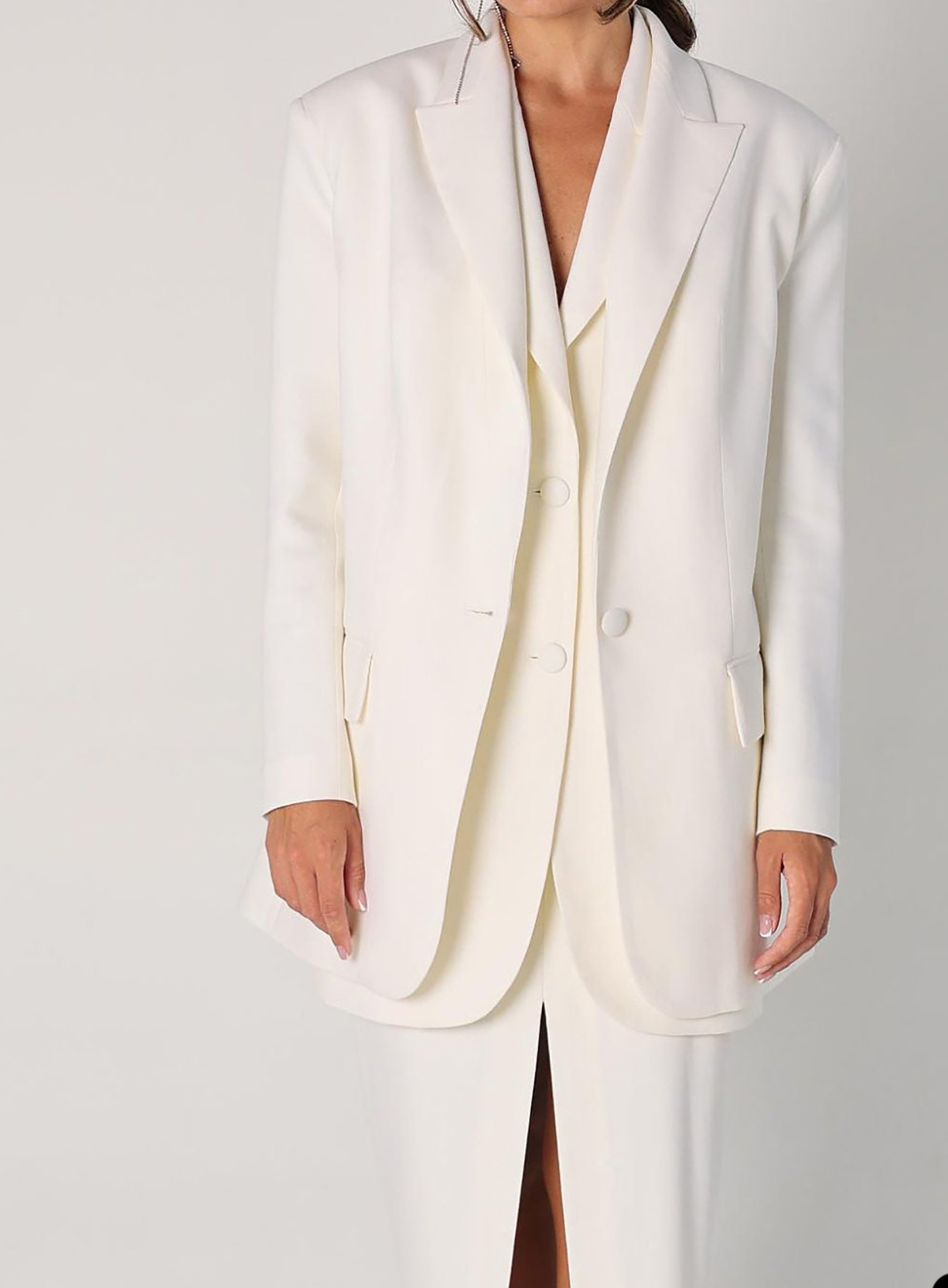 Candy Color Women Formal Skirt Suits 2 Pieces Bridal Slim Fit Prom Evening Office Wear Tuxedos Blazer For Wedding