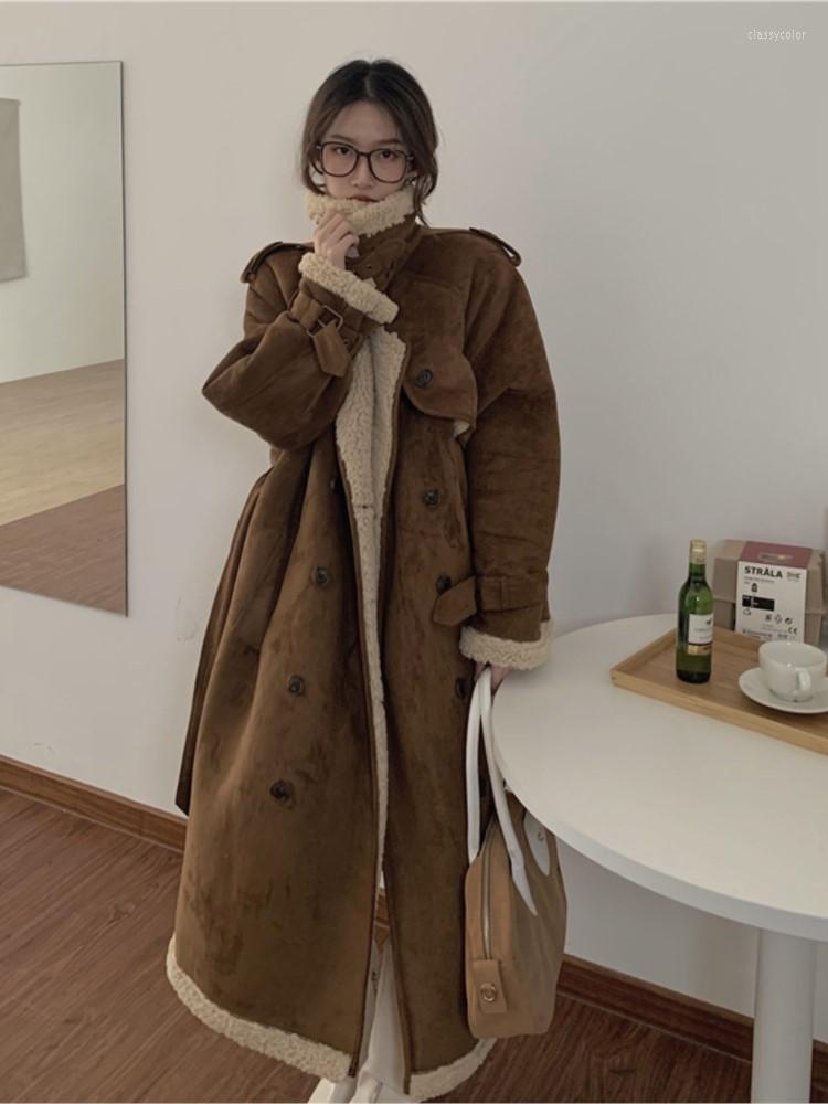 Women' Fur Hstar Women Mid-length Imitation Lambwool Coat Female Winter 2022 Korean Style Loose Plus Velvet Thick Motorcycle Jacket, Black
Women' Fur Hstar Women Mid-length Imitation Lambwool Coat Female Winter 2022 Korean Style Loose Plus Velvet Thick Motorcycle Jacket, Black