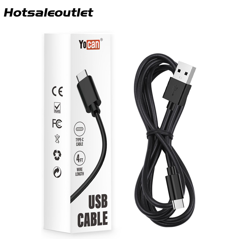 Yocan USB Cable Charger 1.2m Type C Cable for KODO Uni Pro Evolve Plus Kit Stix All Battery Mods Authentic
Yocan USB Cable Charger 1.2m Type C Cable for KODO Uni Pro Evolve Plus Kit Stix All Battery Mods Authentic