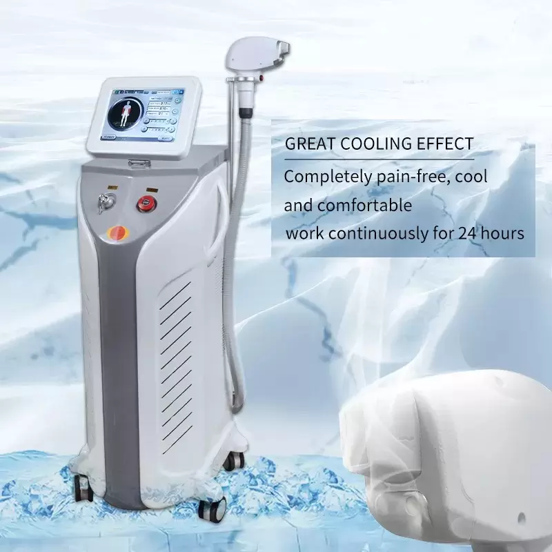 755 808 1064nm Epilator Machine 3 Wavelengths Diode Laser Hair Removal Painless Permanent Cooling Equipment 600W For Choose All Colors Type Commercial Use
755 808 1064nm Epilator Machine 3 Wavelengths Diode Laser Hair Removal Painless Permanent Cooling Equipment 600W For Choose All Colors Type Commercial Use
