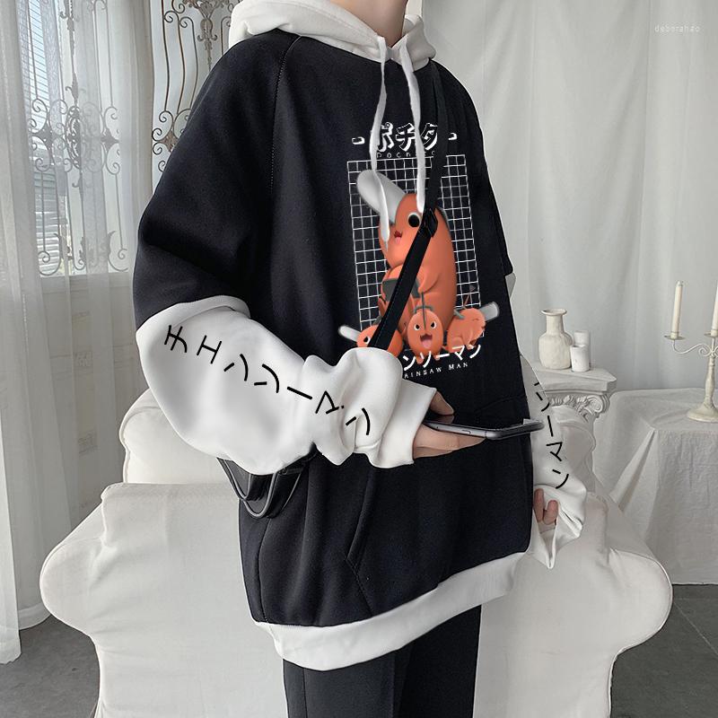 Men's Hoodies Japanese Anime Chainsaw Man Pochita Kawaii Cartoon Women Hip Hop Harajuku Men Winter Patchwork Long Sleeve Sweatshirts, Blue
Men's Hoodies Japanese Anime Chainsaw Man Pochita Kawaii Cartoon Women Hip Hop Harajuku Men Winter Patchwork Long Sleeve Sweatshirts, Blue