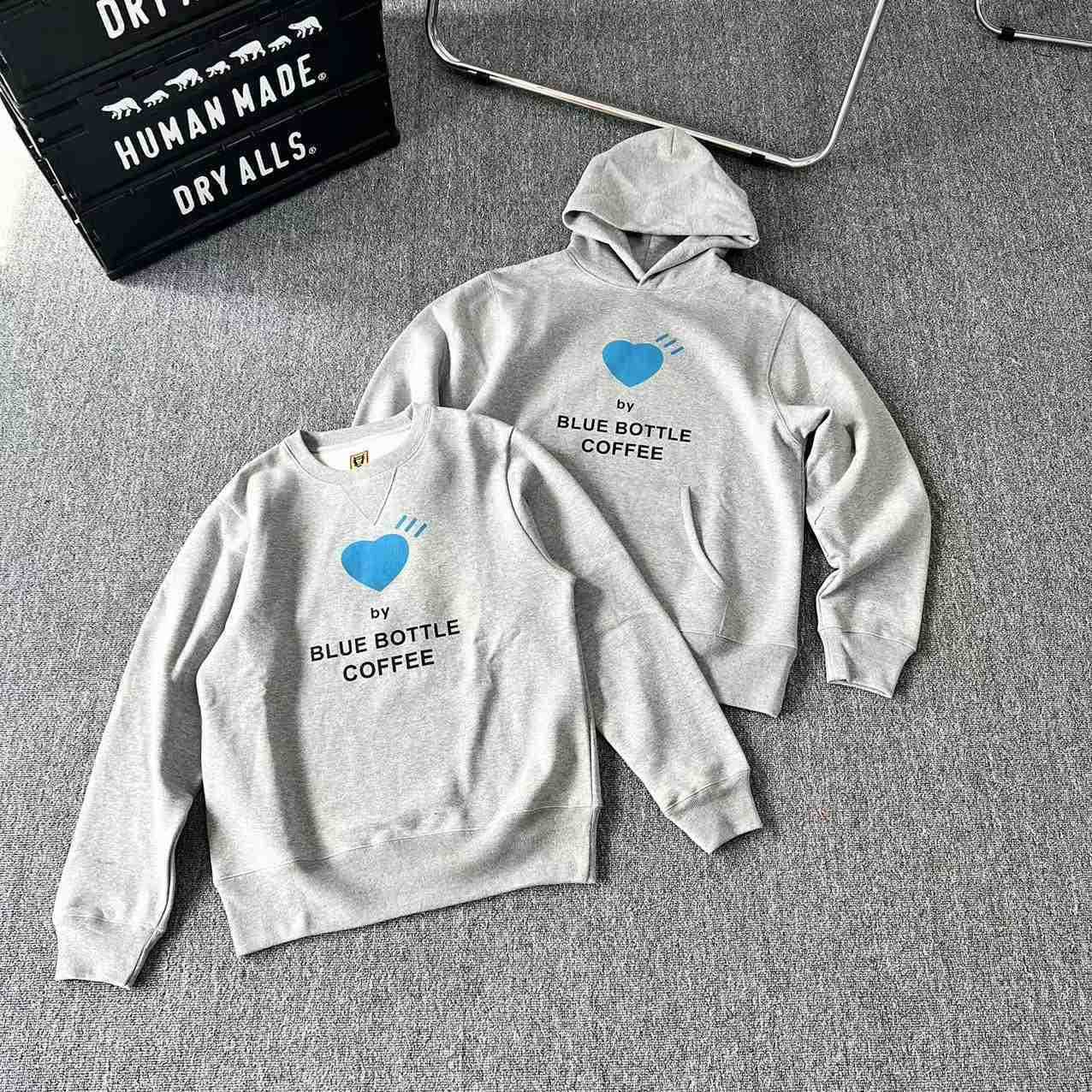 Designer High quality cotton HUMAN MADE blue love coffee plush sweater men' and women' loose day fashion coat Size xl, Hooded 1
Designer High quality cotton HUMAN MADE blue love coffee plush sweater men' and women' loose day fashion coat Size xl, Hooded 1