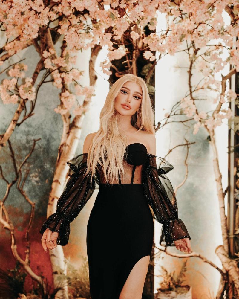 Casual Dresses European& American Long-sleeved Sexy Lace Mesh High-quality Niche Knitted Bandage Long Dress Party Women's Clothing, Black
Casual Dresses European& American Long-sleeved Sexy Lace Mesh High-quality Niche Knitted Bandage Long Dress Party Women's Clothing, Black