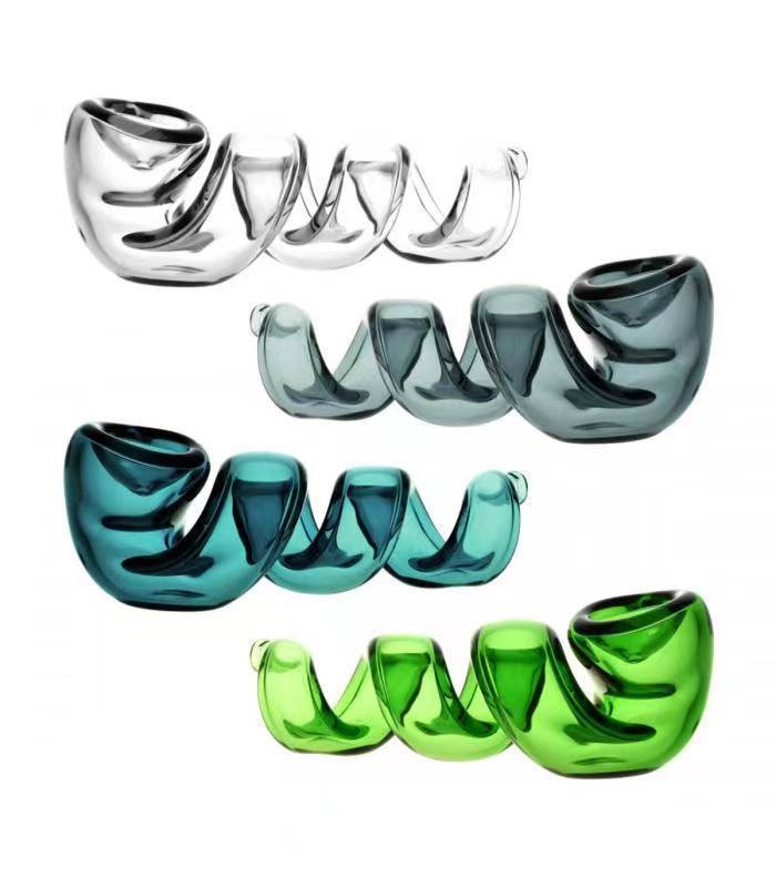 Glass Pipe Handmade Curved personality design for home portable Tobacco Pipes For Dry Smoking Mini Bubbler
Glass Pipe Handmade Curved personality design for home portable Tobacco Pipes For Dry Smoking Mini Bubbler
