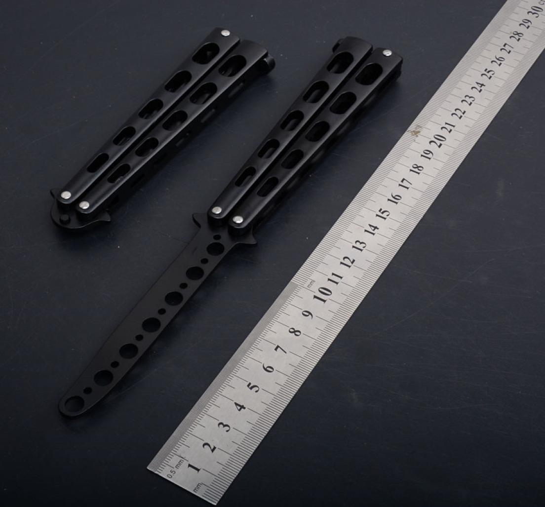 BM Butterfly Knife Unsharp Dull Knife 5cr13Mov Aluminum Handle Black Trainer Preactice Knife Rescue EDC Utility Tools Xmas Gift fo9169922
BM Butterfly Knife Unsharp Dull Knife 5cr13Mov Aluminum Handle Black Trainer Preactice Knife Rescue EDC Utility Tools Xmas Gift fo9169922