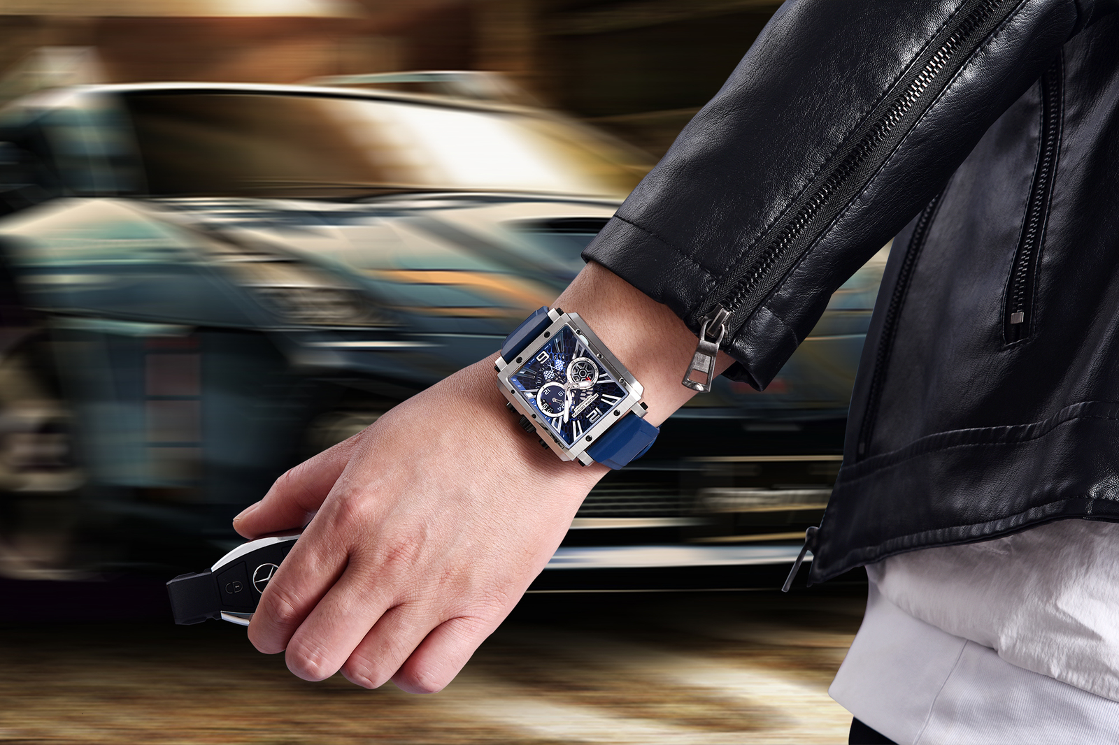 Wristwatches PAGANI DESIGN Brand Sports Men s Quartz Wrist Watch 42mm Hollowed Sapphire 50M Waterproof Chronograph Relogio Masculino 221128