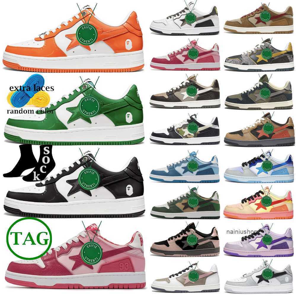 2023 bapestas baped casual shoes for mens bapesta SK8 Sta Designer camo black white green red orange camouflage man women trainers sports JORDON, Color # 4
2023 bapestas baped casual shoes for mens bapesta SK8 Sta Designer camo black white green red orange camouflage man women trainers sports JORDON, Color # 4