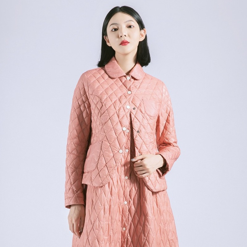 Women s Down Parkas Fashion Leisure High end Diamond Short Light Autumn White Duck Jacket Slim Fit Women Spring Autumn 221128