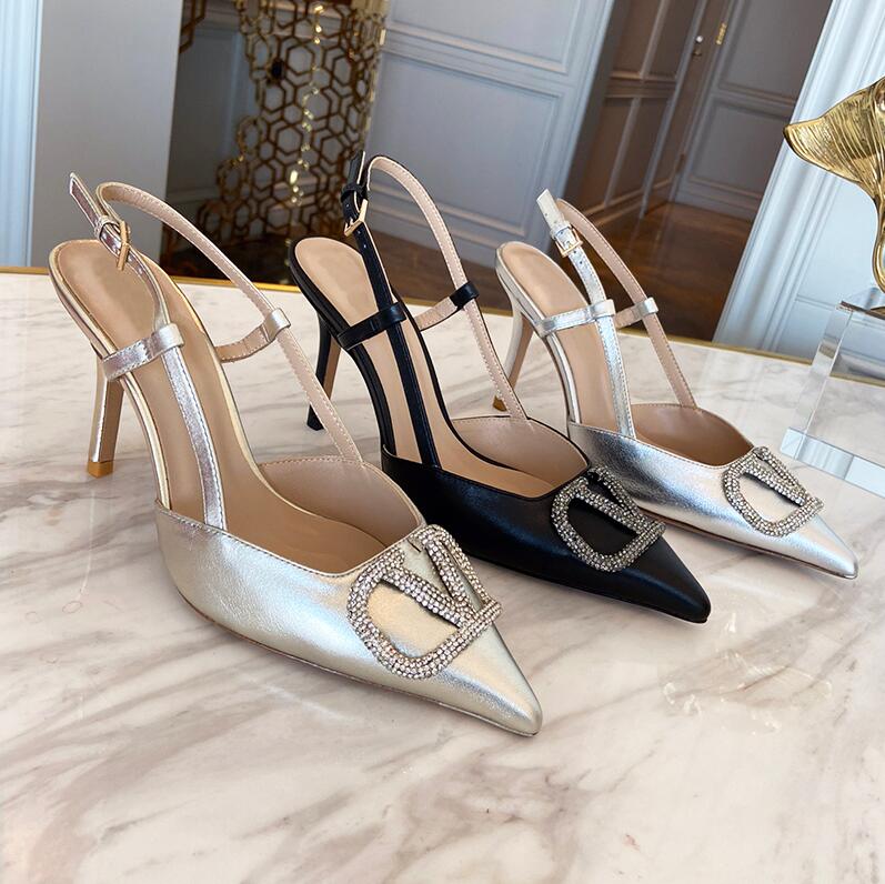 Women Pointed Sandals High Heels Wedding Shoes Metal Drill Buckle Designer Brand Genuine Leather Summer Sandal 4cm 6cm 8cm 10cm Thin Heels Black Matte Red Dust Bag, Red 1
Women Pointed Sandals High Heels Wedding Shoes Metal Drill Buckle Designer Brand Genuine Leather Summer Sandal 4cm 6cm 8cm 10cm Thin Heels Black Matte Red Dust Bag, Red 1