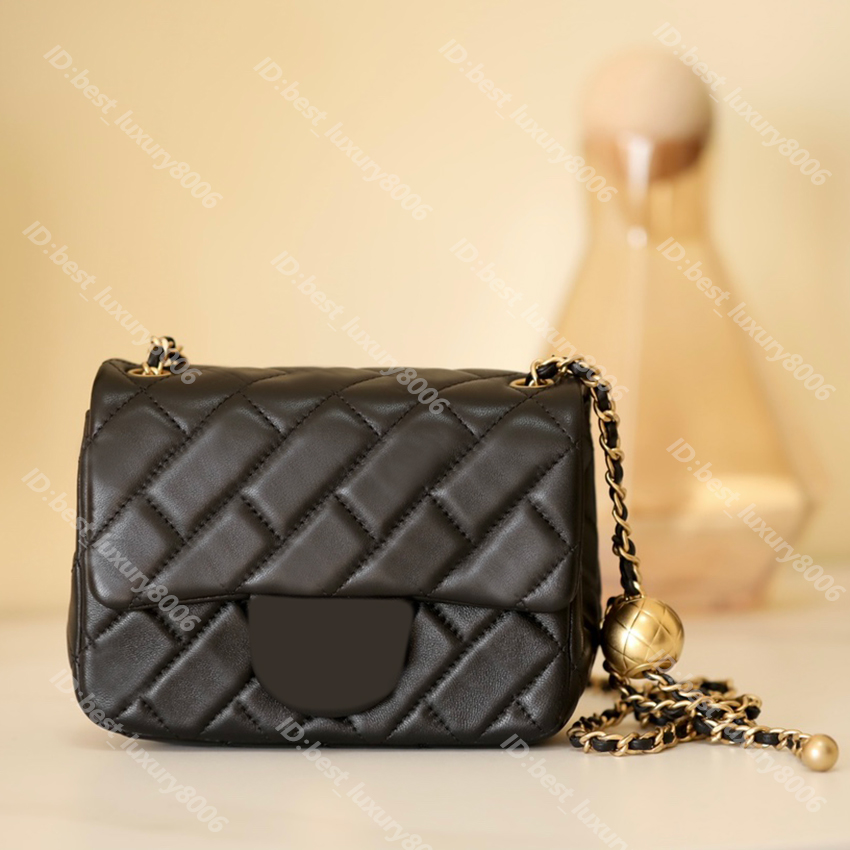 9a Classic Flap Crossbody Designer Bag Luxurious Small Golden Ball Shoulder Tote Bag premium lambskin high-end hardware production, Color 8
9a Classic Flap Crossbody Designer Bag Luxurious Small Golden Ball Shoulder Tote Bag premium lambskin high-end hardware production, Color 8