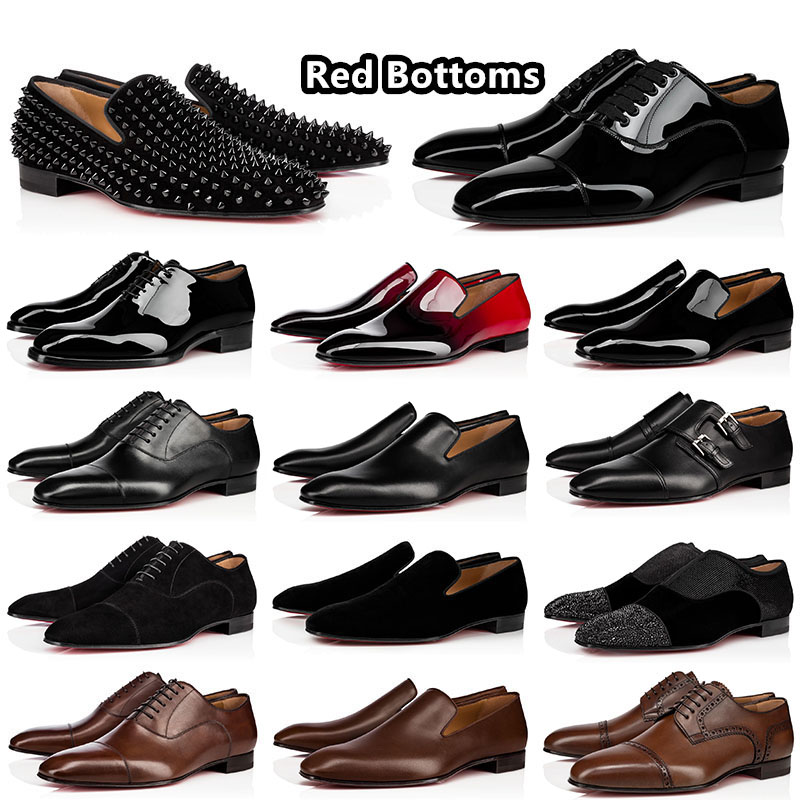 Mens Dress Shoes Greggo Mortimer Dandelion Spikes Flat Men Loafers Luxury Oxford Shoe Black Brown Blue Suede Red Bottoms Patent Leather Shoes with Box, Item#31
Mens Dress Shoes Greggo Mortimer Dandelion Spikes Flat Men Loafers Luxury Oxford Shoe Black Brown Blue Suede Red Bottoms Patent Leather Shoes with Box, Item#31