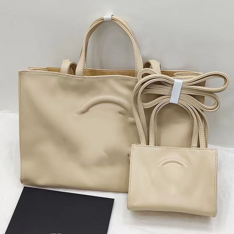 Top Quality 2 Sizes Bags Shoulder Handbags Mini Designer Handbag Soft Leather bag No zipper