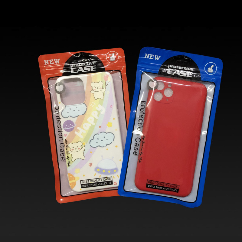 Poly Bags Clear Plastic Opp Packing Zipper Package Accessories Pvc Retail Boxes Handles For 4.7 5.5 inch iPhone Samsung Huawei XiaoMi OnePlus Cable