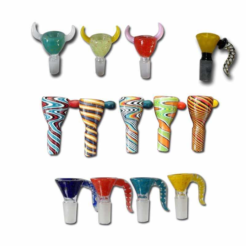 Smoking Accessories Multi style 14mm bowls and 18mm glass bowl Male Joint Handle Beautiful Slide bowl Colorful Rusta Wholesale
Smoking Accessories Multi style 14mm bowls and 18mm glass bowl Male Joint Handle Beautiful Slide bowl Colorful Rusta Wholesale