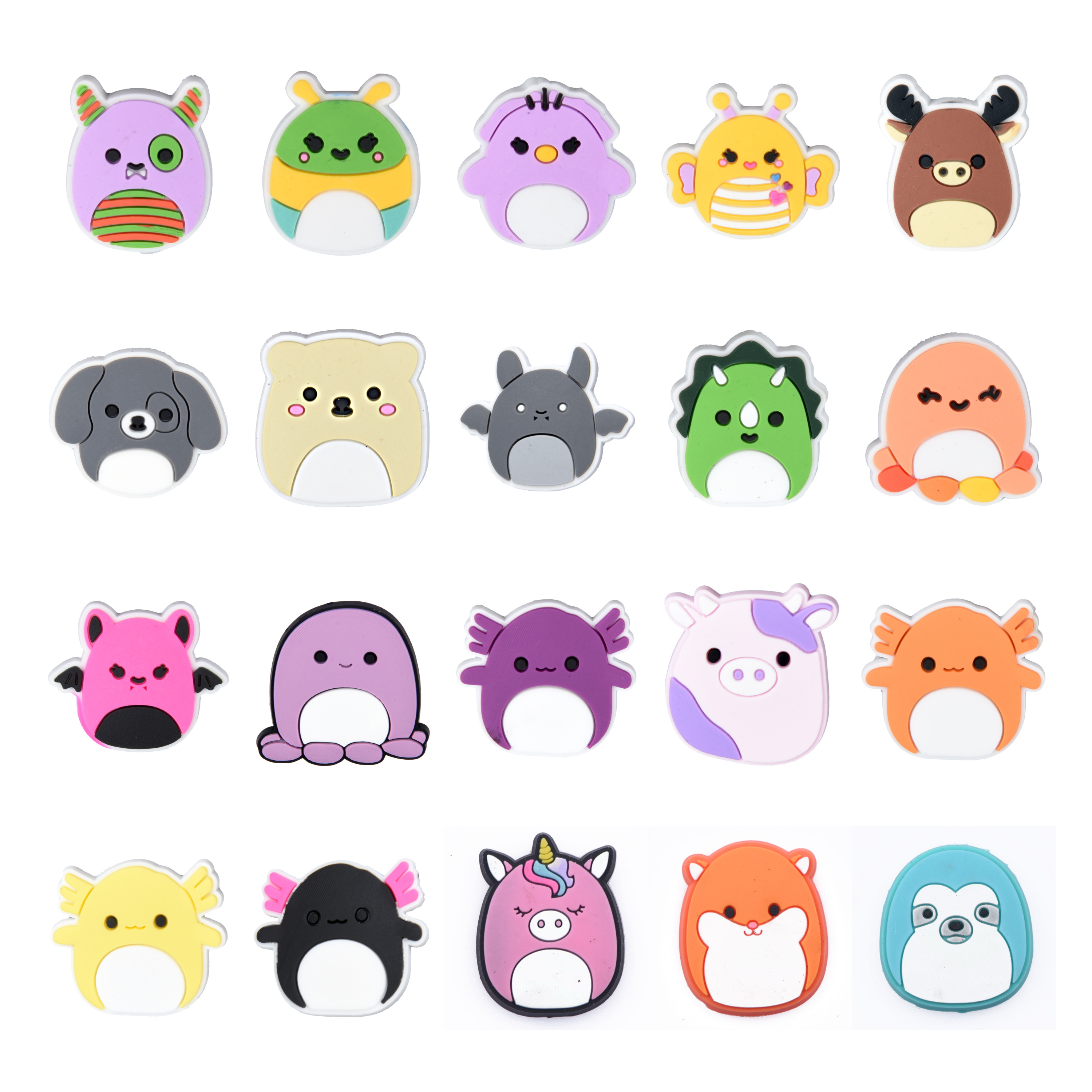 1pcs Kawaii Animal Croc Charms PVC Shoes Decoration Clog Sandals Wristband Accessories For Girls Children's Birthday Party Gifts squish mallow
1pcs Kawaii Animal Croc Charms PVC Shoes Decoration Clog Sandals Wristband Accessories For Girls Children's Birthday Party Gifts squish mallow